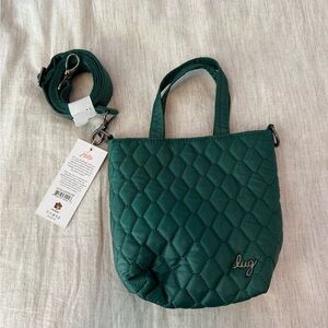 NEW Wicked Green Lug Tip Toe Crossbody Bag